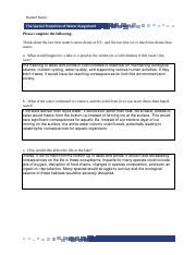 Understanding the Importance of Water's Special Properties | Course Hero