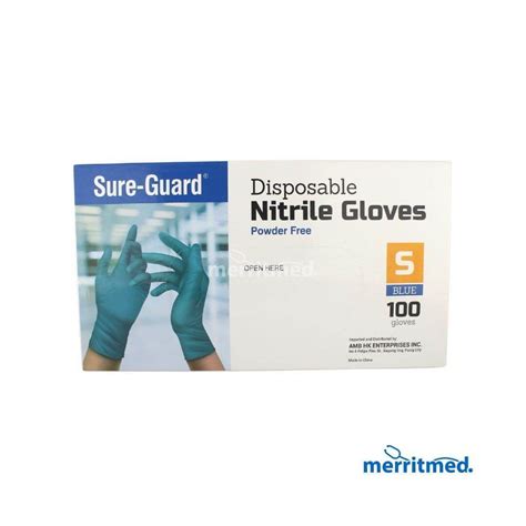 Sure-Guard+ Disposable Nitrile Gloves (Small) | Merritmed PH