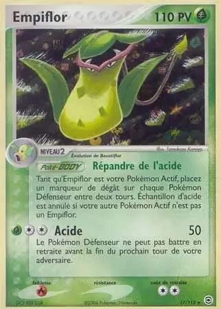 Empiflor Ex Rouge Feu Vert Feuille Carte Pokemon