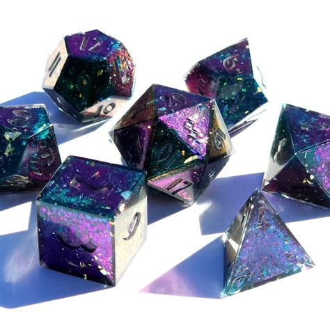 Purple Dice Set - Etsy