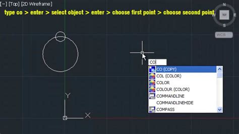 Understanding Autocad Copy Command Basic Youtube