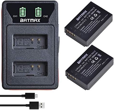 Amazon Beston Pack Lp E Battery Pack And Rapid Usb Charger For