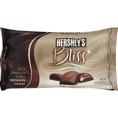 Hersheys Bliss Signatures Milk Chocolate With A Meltaway Center