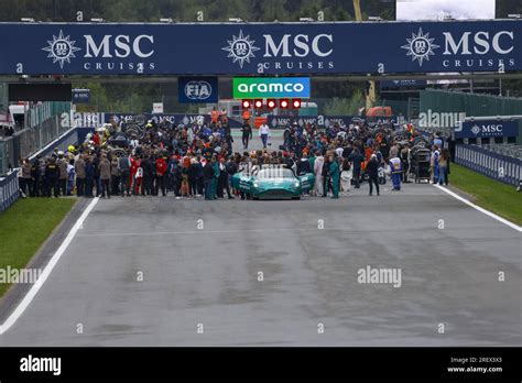 Starting Grid Grille De Depart During The 10th Round Of The 2023 Fia