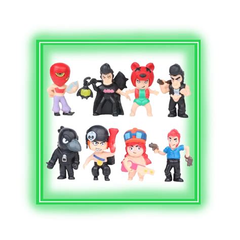 Набор случайных 20 фигурок Brawl Stars с картами