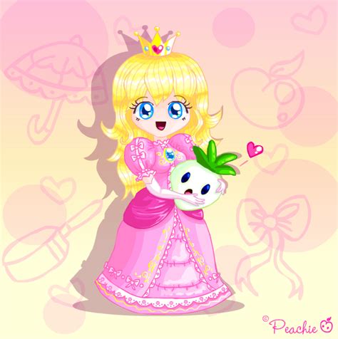 Princess Peach W Veggie By Princess Peachie On Deviantart Princess