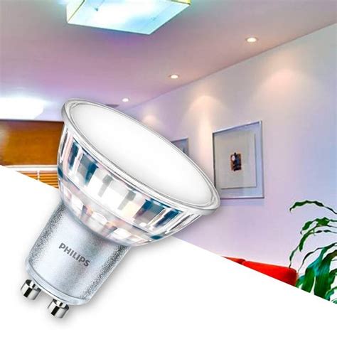 Bombilla LED GU10 7W 60º 670 lumens Corepro LEDspot Philips