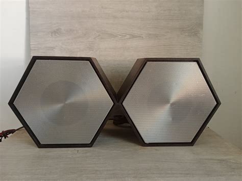 Rare Pair Hexagonal Telefunken Hi Fi Klangbox Hexagonal Etsy