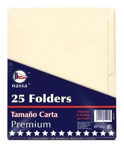 Folder Crema Nassa Pc1003 C 25 Carta MercadoLibre