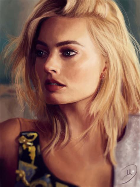 Digital Painting Inspiration Vol Actress Margot Robbie Margot