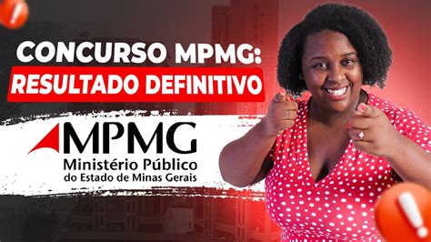 Saiu O Resultado Definitivo Prova Objetiva Do MPMG YouTube