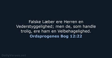 Ordsprogenes Bog Bibelvers Da Dailyverses Net