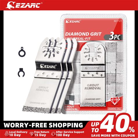 EZARC Diamond Oscillating Tool Flush Cutting Blade Multi Tool Saw