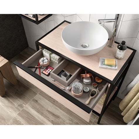 Βάση επίπλου SENSEA STUDIO Comfort M80xΒ45 cm. σε φυσική δρυς. με ...