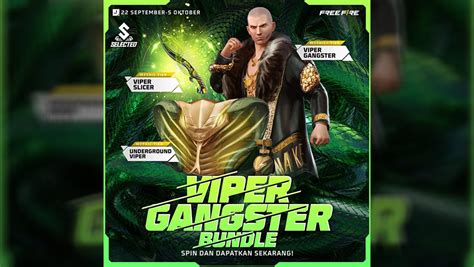 Bundle Keren Tier S Berjudul Viper Gangster Ff Rilis Di Luck Royale