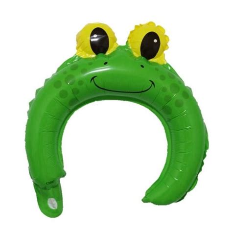 Frog Ballon En Aluminium De Dessin Anim Belle Coiffure Grenouille