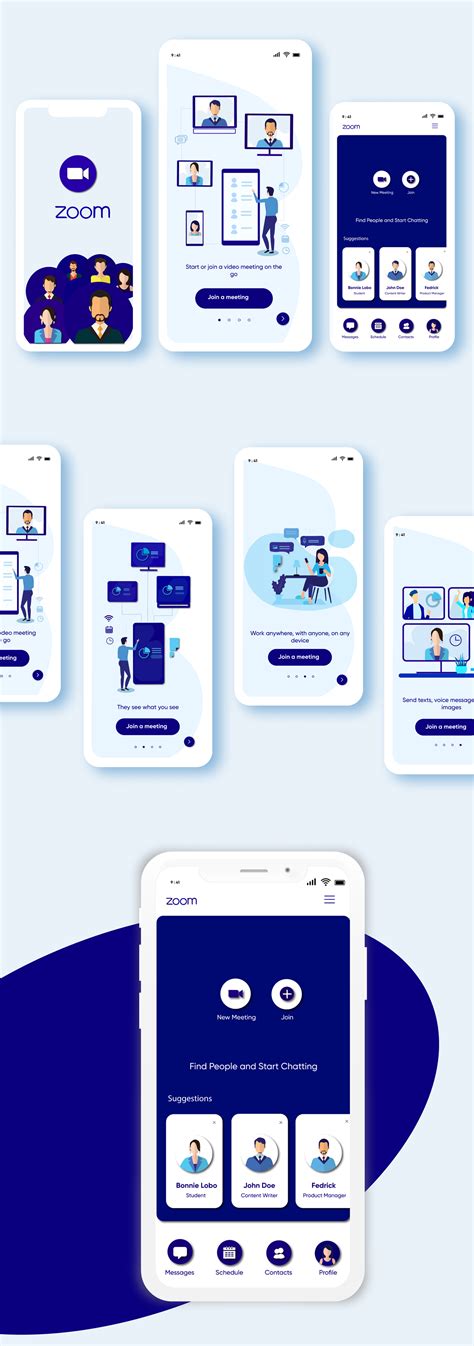 Redesigned Zoom App :: Behance