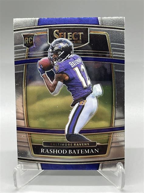 Select Rashod Bateman Concourse Rookie Rc Ravens Ebay