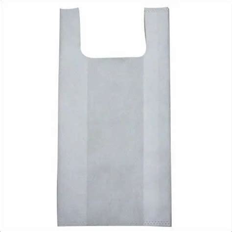 Plain White Non Woven U Cut Grocery Bag At Rs 125 Kg In Meerut Id