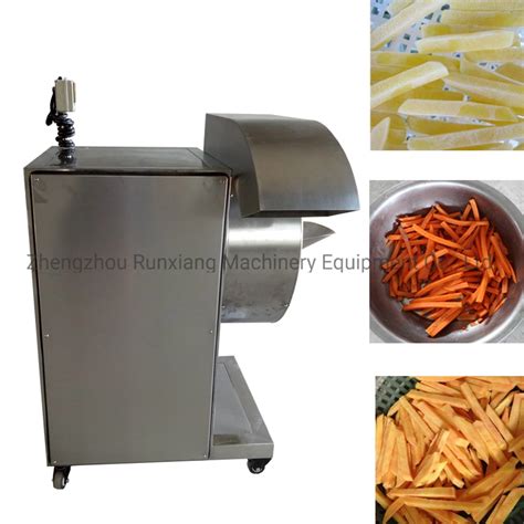 Automatic Carrot Cassava Potato Stick Yam Chip French Fries Cutter