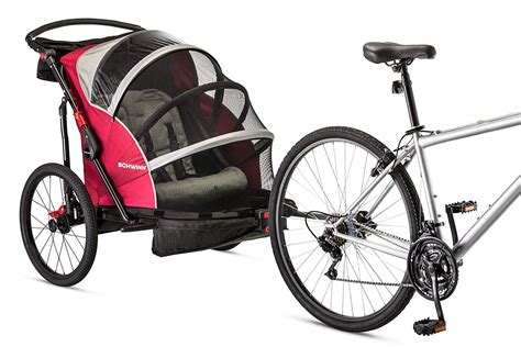 Schwinn Joyrider Double Trailer Bicycle-Color:Red/Black,Style:Child ...