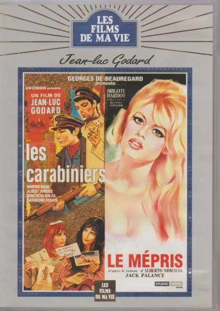 Le Mepris Les Carabiniers Dvd Jean Luc Godard Brigitte Bardot Marino