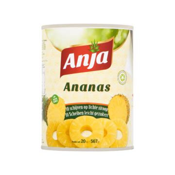 Anja Ananas 10 Schijven Op Lichte Siroop 567g Bestellen Jumbo