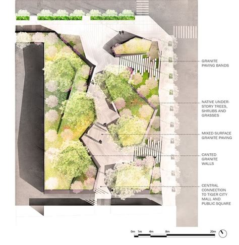 Zelkova Public Realm Landworks Studio Inc Public Realm Landscape