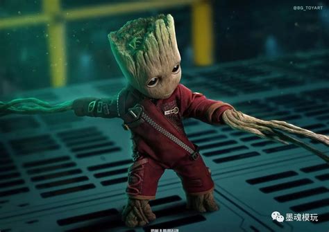 到货美图 HOT TOYS 银河护卫队 小树人咕噜特 幼年版 搜狐大视野 搜狐新闻