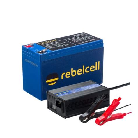 RebelCell 12V30 AV Li Ion Akku mit 12 6V6A Ladegerät Echolotzentrum de