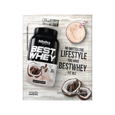 Best Whey Dose Única Sachê Atlhetica Nutrition Loja do Suplemento