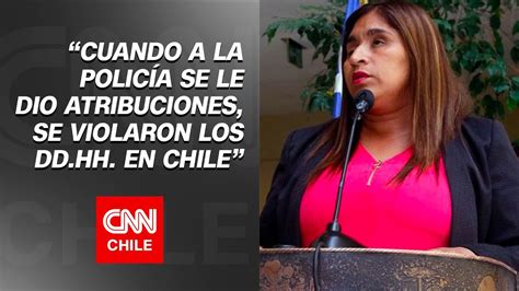 Senadora Campillai En Contra De Ley Na N Retamal Yo No Hubiese Tenido