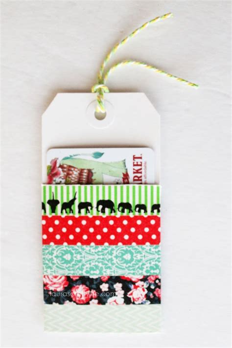 Washi Tape Gift Card Holder