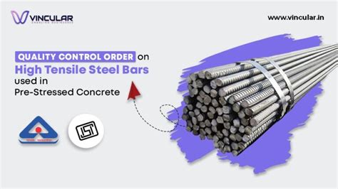 BIS ISI Certification For High Tensile Steel Bars In Pre Stressed Concrete