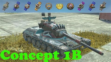 Concept 1B 6401 DMG 2 Kills WoT Blitz UZ Gaming YouTube