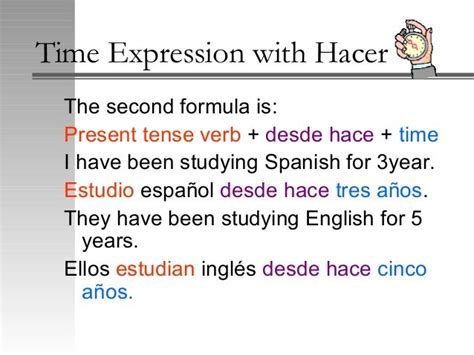 Time Expressions With Hacer