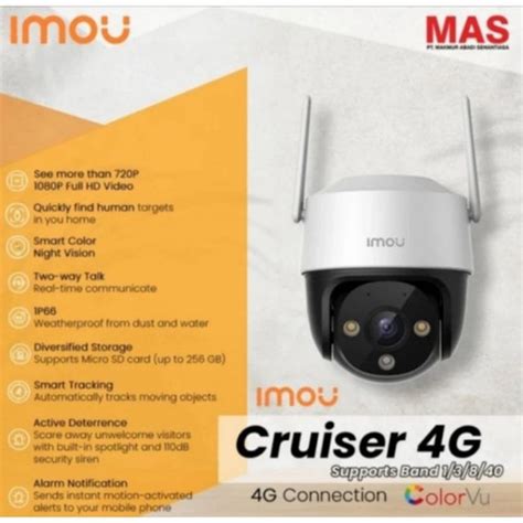 Jual Imou Cruiser G Mp Ipc S Ftp Sim Card Ip Cctv Color Night Way