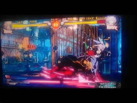 Guilty Gear Xrd Rev 2 Sin Kiske Electric Staff Slam And Thrust Combo On