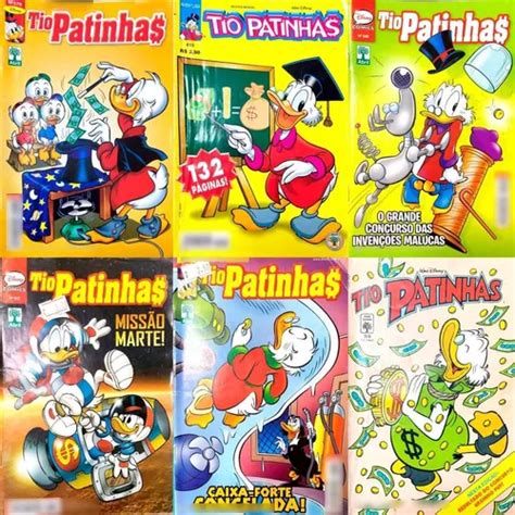 Kit 6 Revistinhas Gibis Quadrinhos Tio Patinhas Disney 20 MercadoLivre