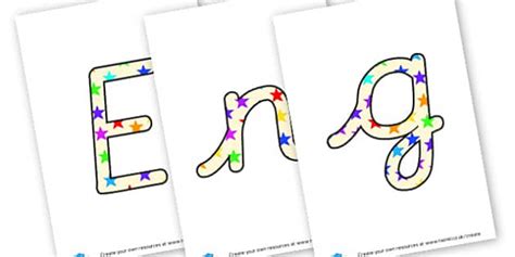 English Lettering Teacher Made Twinkl