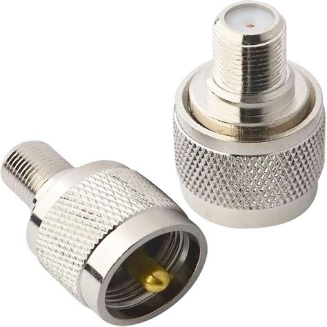 Zngyxn Pack Of 2 F Type Uhf Male To F Female High Quality Coaxial