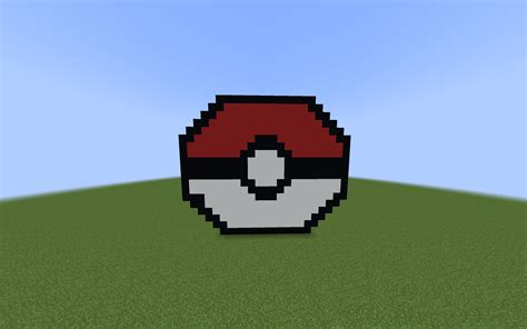 Just a Pokeball pixel-art I did in Minecraft : r/MandJTV