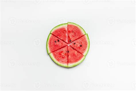 Fresh watermelon slices on white background 10208925 Stock Photo at ...