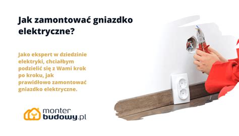 Jak zamontować gniazdko elektryczne MonterBudowy pl