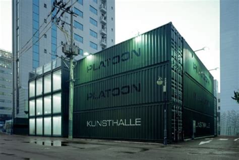 Platoon Kunsthalle De Se L Construido Con Contenedores Mar Timos