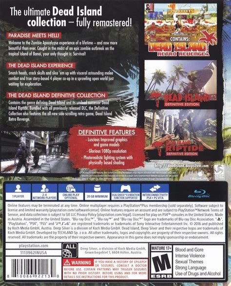 Dead Island Definitive Collection Cover Or Packaging Material Mobygames