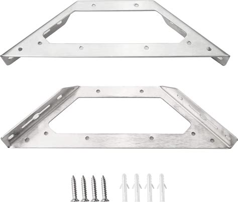 Pack Triangle Braces Stainless Steel Triangular Flange Angle Bracket