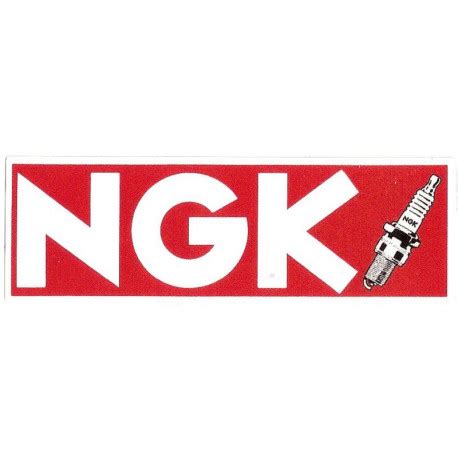 NGK laminated decal - cafe-racer-bretagne.clicboutic.com