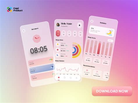 Sleep Reminder App Design Figma