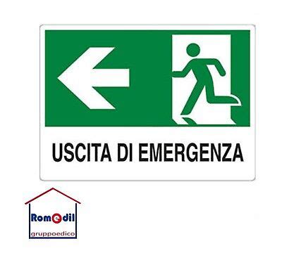 Cartello Targa Segnale Uscita Emergenza Destra Dx Sicurezza X Pvc Pvc